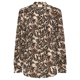 Heartmade Maple Skjorte, Shitake Print